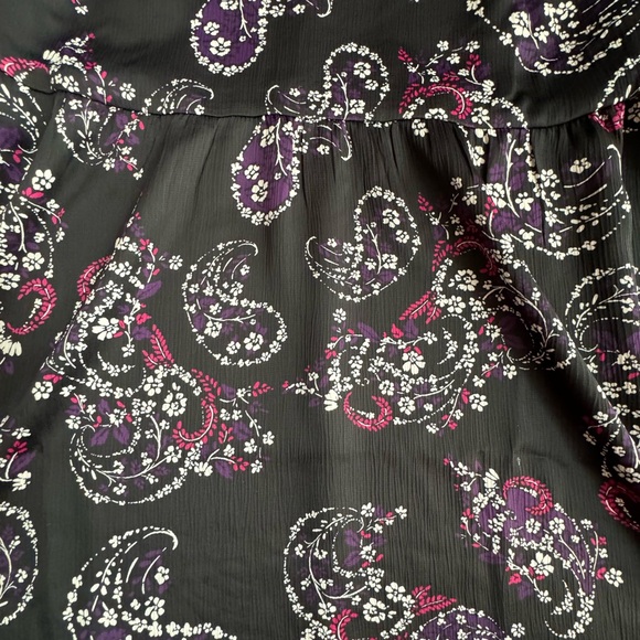 NWOT Loft Paisley Smocked Mini A-line Dress - Picture 5 of 7